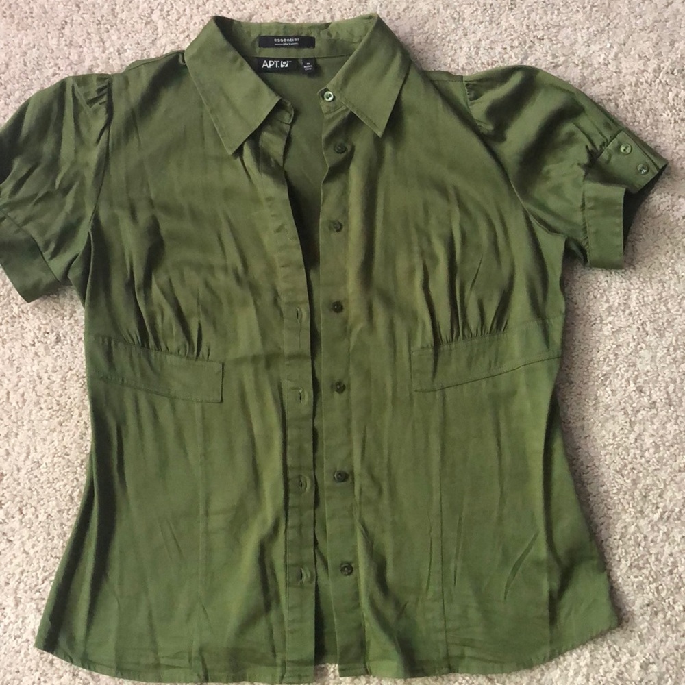 Olive green shirt